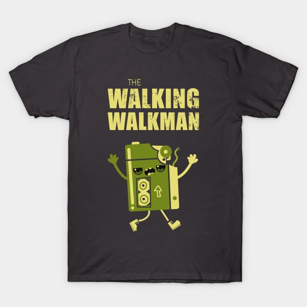 Walking Walkman T-Shirt by Mushita